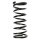 Suspension spring set rear coil spring 430mm SPIDAN for MERCEDES G CLASS W463