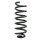 Fahrwerksfeder-Set hinten Schraubenfeder 323mm SPIDAN für AUDI A8 D2