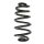 Fahrwerksfeder-Set hinten Schraubenfeder 291mm SPIDAN für AUDI A4 B6