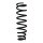 Suspension spring set rear coil spring 385mm SPIDAN for LEXUS IS I