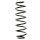 Fahrwerksfeder-Set hinten Schraubenfeder 333mm SPIDAN für SKODA FABIA I