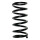 Suspension spring set rear coil spring 291mm SPIDAN for SANTA FÉ