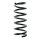 Fahrwerksfeder-Set hinten Schraubenfeder 278mm SPIDAN für HONDA CIVIC VII