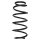 Suspension spring set front coil spring 353mm SPIDAN for HONDA CIVIC IX