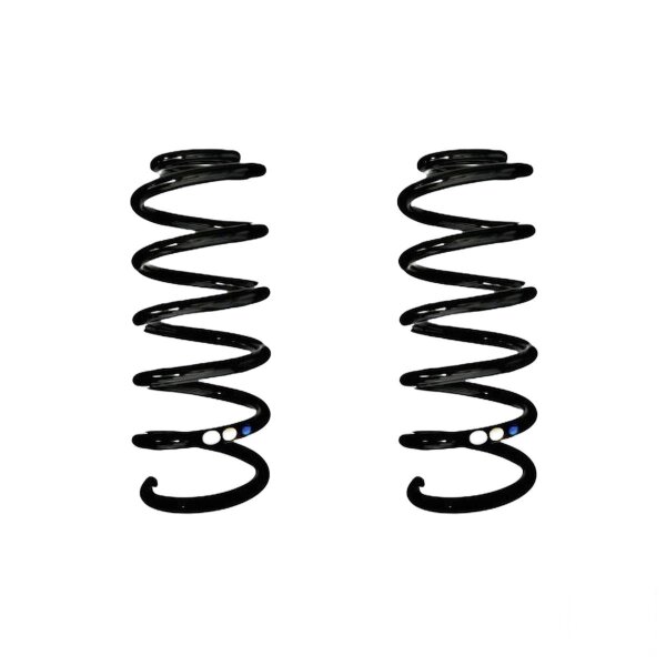 Suspension spring set rear coil spring 244mm SPIDAN for RENAULT CLIO IV