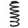 Fahrwerksfeder-Set hinten Schraubenfeder 244mm SPIDAN für RENAULT CLIO IV