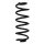 Suspension spring set rear coil spring 304mm SPIDAN for OPEL ASTRA K