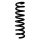 Suspension spring set rear coil spring 323mm SPIDAN for BMW 3 F30