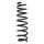 Suspension spring set rear coil spring 352mm SPIDAN for ALFA ROMEO 159
