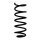 Fahrwerksfeder-Set hinten Schraubenfeder 330mm SPIDAN für FIAT FIORINO