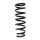 Fahrwerksfeder-Set hinten Schraubenfeder 312mm SPIDAN für TOYOTA AVENSIS