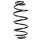 Fahrwerksfeder-Set hinten Schraubenfeder 307mm SPIDAN für OPEL ASTRA G