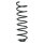 Fahrwerksfeder-Set hinten Schraubenfeder 396mm SPIDAN für SAAB 9-5 (YS3E)