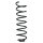 Suspension spring set rear coil spring 396mm SPIDAN for SAAB 9 5 YS3E