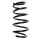 Fahrwerksfeder-Set vorne Schraubenfeder 304mm SPIDAN für OPEL MERIVA B
