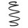 Suspension spring set front coil spring 318mm SPIDAN for CUPRA FORMENTOR KM7