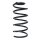 Fahrwerksfeder-Set hinten Schraubenfeder 264mm SPIDAN für OPEL CORSA E