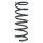 Suspension spring set rear coil spring 353mm SPIDAN for VOLVO S80 II