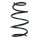 Suspension spring set front coil spring 349mm SPIDAN for TOYOTA RAV 4
