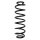 Suspension spring set rear coil spring 340mm SPIDAN for FORD B MAX JK