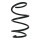 Suspension spring set front coil spring 295mm SPIDAN for MERCEDES