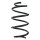 Suspension spring set front coil spring 291mm SPIDAN for AUDI TT 8J3