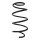 Suspension spring set front coil spring 332mm SPIDAN for i30 FD