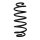 Suspension spring set rear coil spring 331mm SPIDAN for TOYOTA YARIS P9