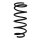 Suspension spring set rear coil spring 384mm SPIDAN for TOYOTA LAND CRUISER