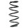 Suspension spring set front coil spring 342mm SPIDAN for OPEL CORSA D