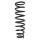 Suspension spring set front coil spring 390mm SPIDAN for MAZDA 6 Station