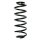 Fahrwerksfeder-Set hinten Schraubenfeder 321mm SPIDAN für AUDI A3 (8P1)