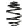Fahrwerksfeder-Set hinten Schraubenfeder 250mm SPIDAN für SEAT ALHAMBRA (7V8)