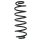 Fahrwerksfeder-Set hinten Schraubenfeder 316mm SPIDAN für MAZDA 2 (DE_)