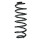 Fahrwerksfeder-Set hinten Schraubenfeder 350mm SPIDAN für VW PASSAT B7