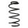 Fahrwerksfeder-Set vorne Schraubenfeder 322mm SPIDAN für FORD C-MAX II