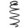 Suspension spring set front coil spring 345mm SPIDAN for TOYOTA YARIS P9