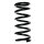 Fahrwerksfeder-Set vorne Schraubenfeder 320mm SPIDAN für VW TRANSPORTER T3