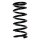 Suspension spring set front coil spring 320mm SPIDAN for VW TRANSPORTER T3