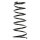 Suspension spring set rear coil spring 345mm SPIDAN for LANTRA II