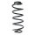 Fahrwerksfeder-Set hinten Schraubenfeder 280mm SPIDAN für OPEL KARL (C16)