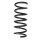 Fahrwerksfeder-Set hinten Schraubenfeder 304mm SPIDAN für FIAT PANDA