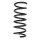 Suspension spring set rear coil spring 304mm SPIDAN for FIAT PANDA