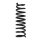 Fahrwerksfeder-Set hinten Schraubenfeder 331mm SPIDAN für KIA CEED SW