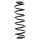 Suspension spring set rear coil spring 360mm SPIDAN for VW BORA I