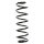 Rear suspension spring set coil spring 371mm SPIDAN for FIAT STILO Multi