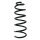 Fahrwerksfeder-Set hinten Schraubenfeder 331mm SPIDAN für FIAT 500L (351_)