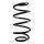 Suspension spring set front coil spring 313mm SPIDAN for KIA SOUL I