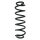 Fahrwerksfeder-Set hinten Schraubenfeder 285mm SPIDAN für VW MULTIVAN T5
