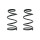 Suspension spring set front coil spring 349mm SPIDAN for FORD TRANSIT panel van